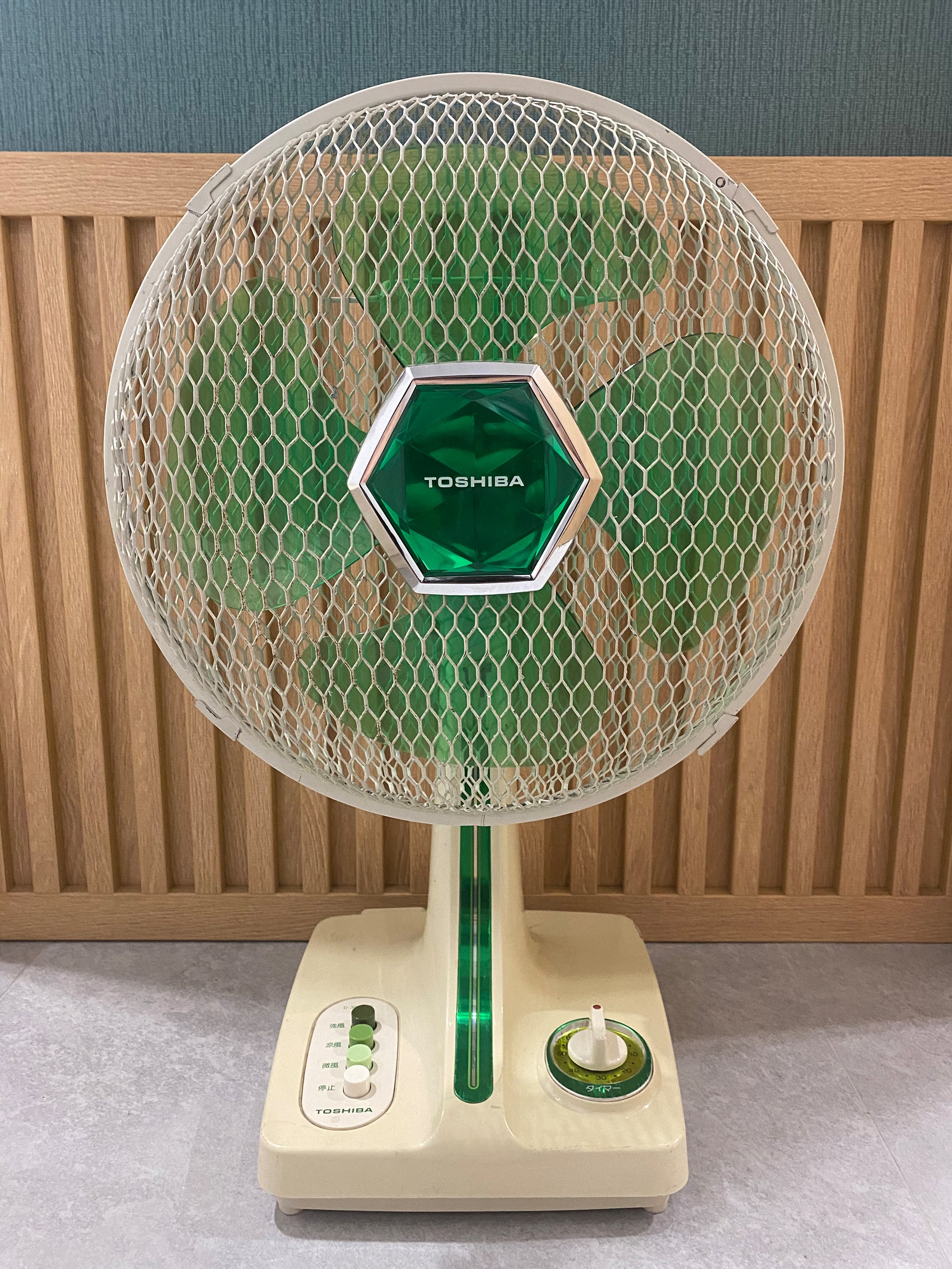 日本制 昭和 Toshiba 東芝 D-30D47G 四葉 三段風速調節 電風扇 Electric fan