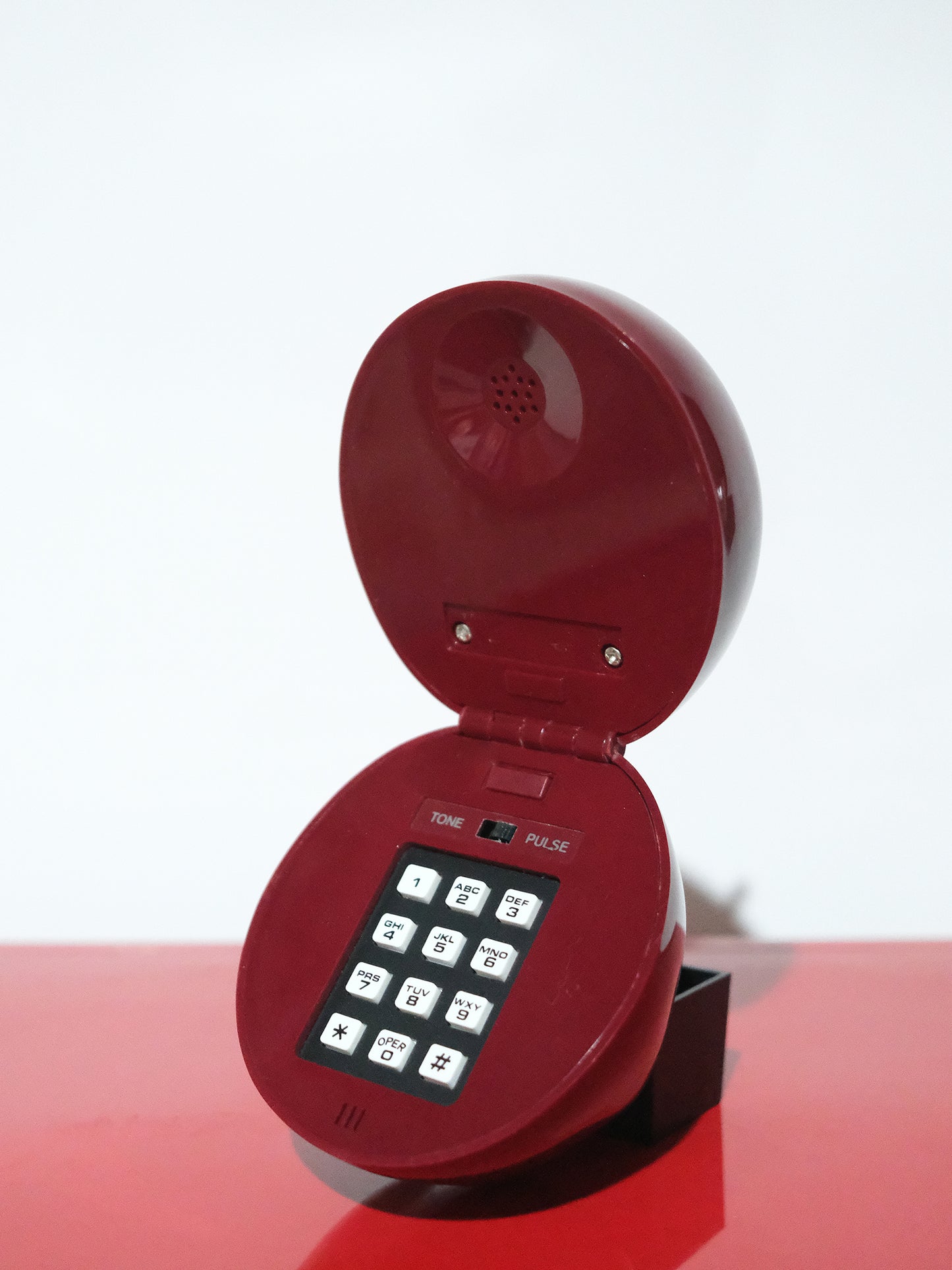 Vintage 1985年 Apple Telephone 家用 紅蘋果 電話 有盒