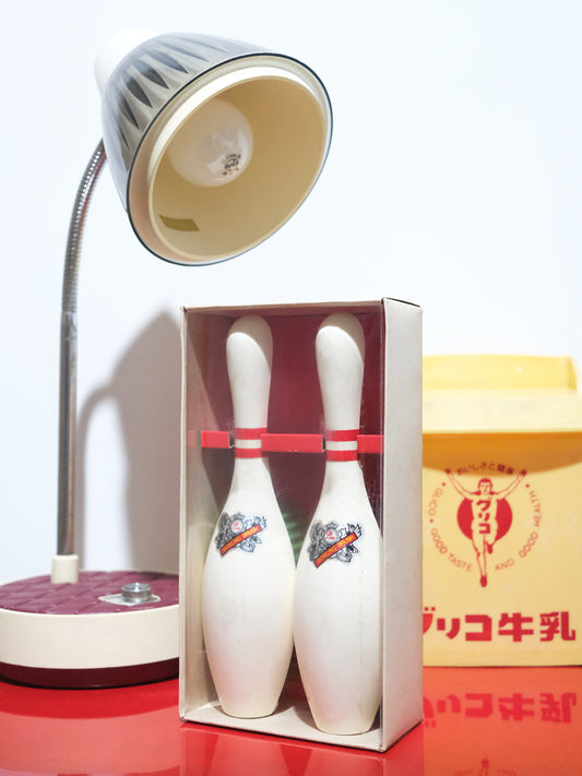 全新品 日本製 Ponron 保齡球樽造型 兩色 布類清潔刷 套裝 Cloth Brush Set