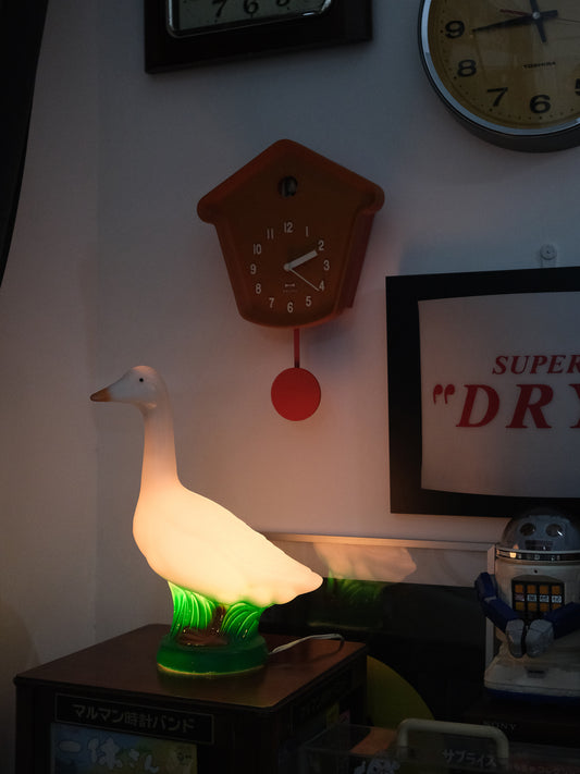 Vintage 日本制 70’s 鴨仔 坐擡 擡燈 地燈 Duck Light Lamp