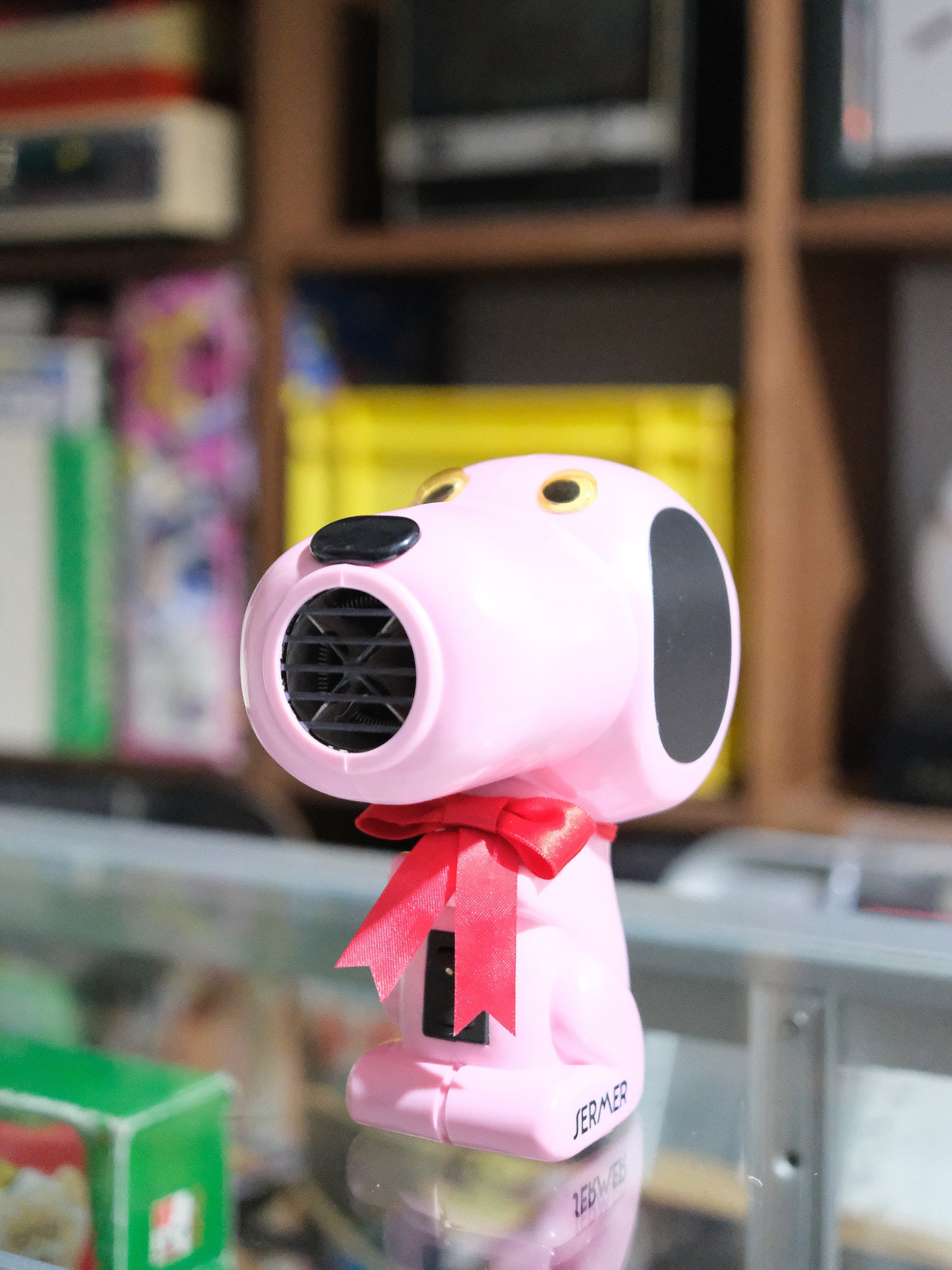 日本制 Semer Prayly Dog 扮Snoopy 粉紅色 迷你 風筒 Hair Dry