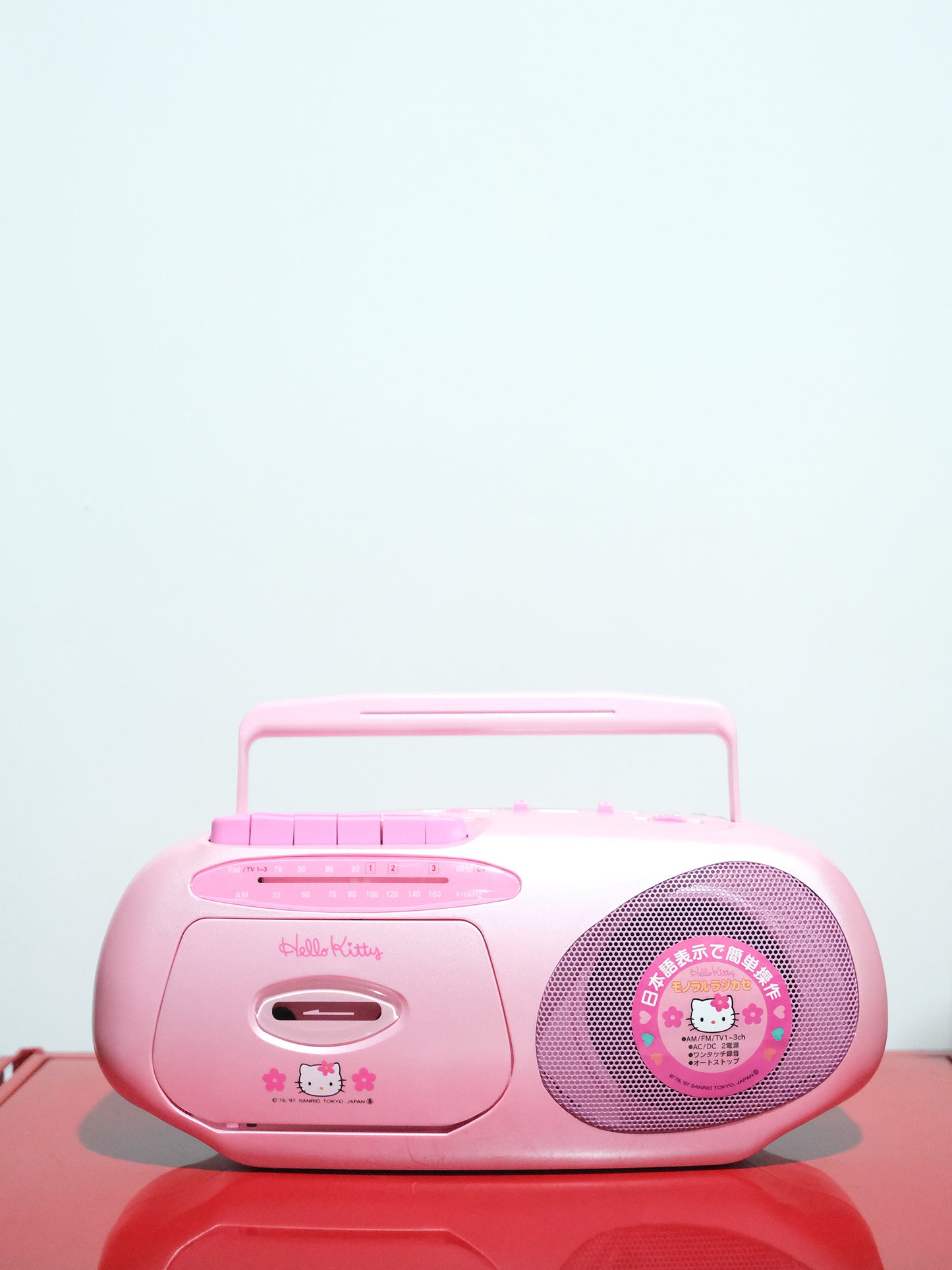 全新品 Sanrio Hello Kitty RM-120KT AM/FM 收音機 卡式帶 錄音機