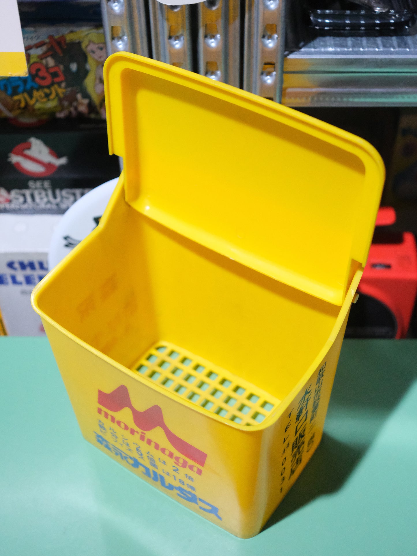日本 Morinaga 森永牛乳 塑膠制 黃色 牛奶箱 宅配箱 Milk Box
