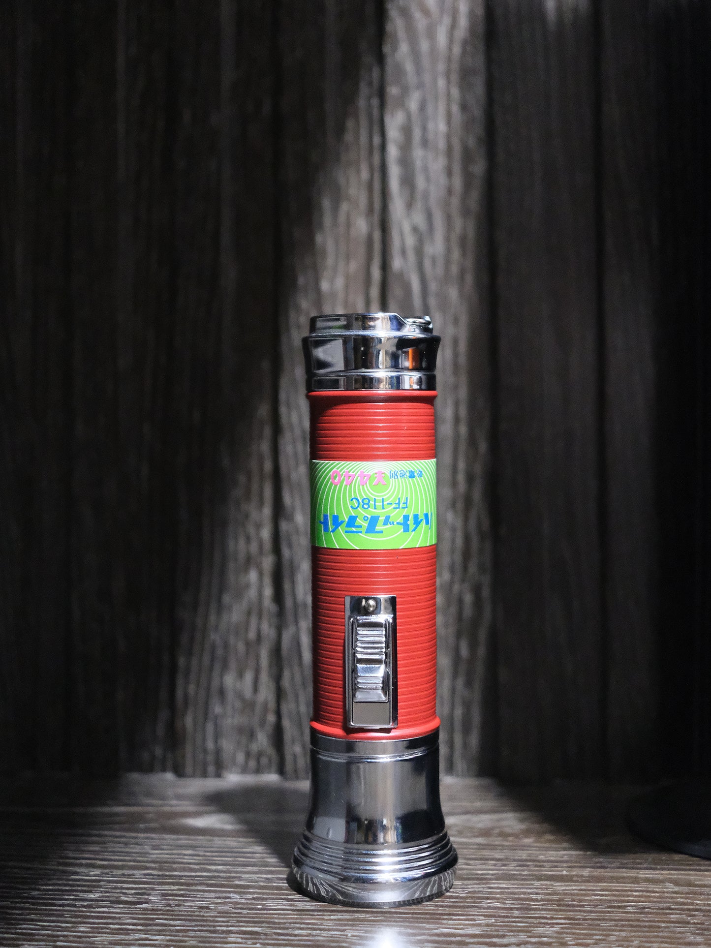 全新品 日本制 National 松下電器 FF-118C 紅色 懷舊 手電筒 Torch