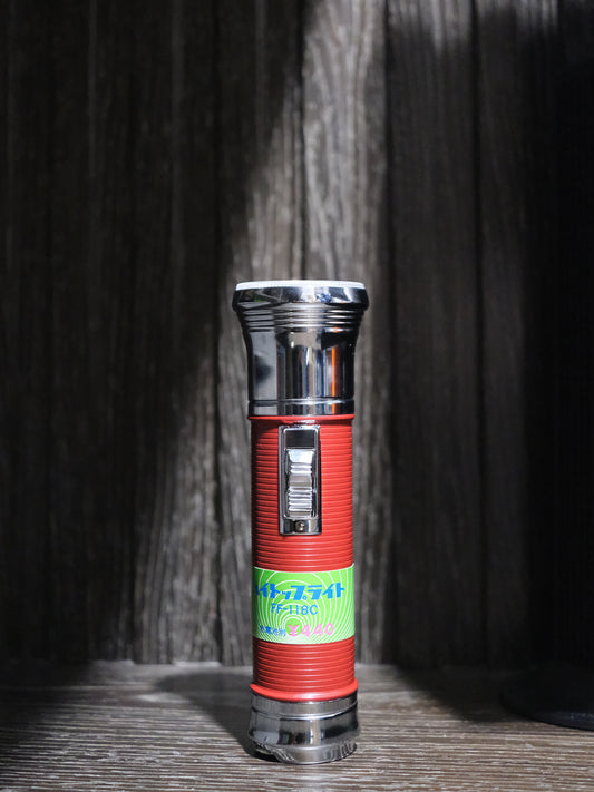 全新品 日本制 National 松下電器 FF-118C 紅色 懷舊 手電筒 Torch