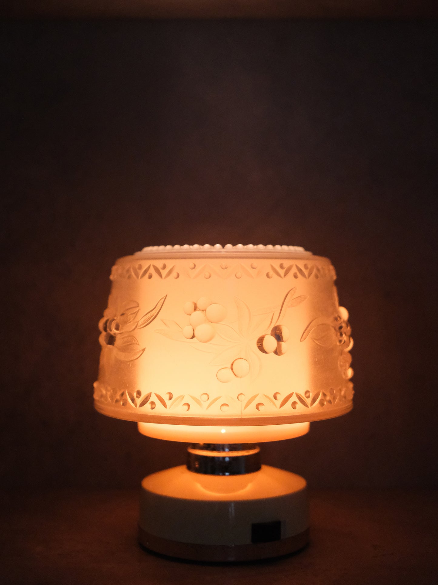 日本制 懷舊 松下電器 National 座擡 迷你 綺麗 小花燈 Mini Table Lamp