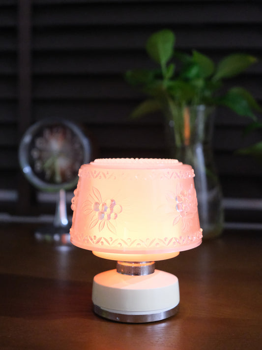 日本制 懷舊 松下電器 National 座擡 迷你 綺麗 小花燈 Mini Table Lamp