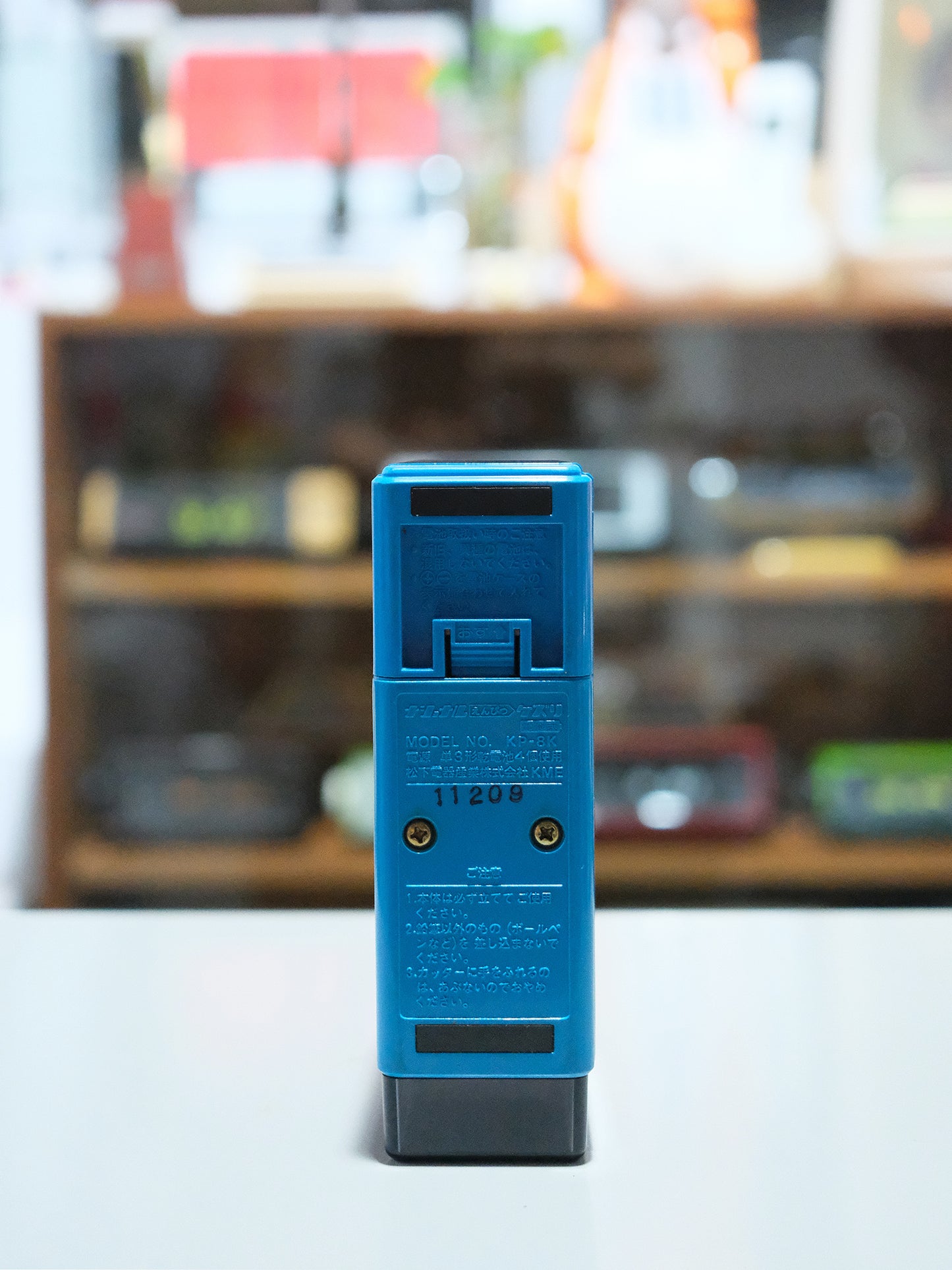 日本制 National 樂聲牌 KP-8K 手提 電池式 藍色 電動鉛筆刨