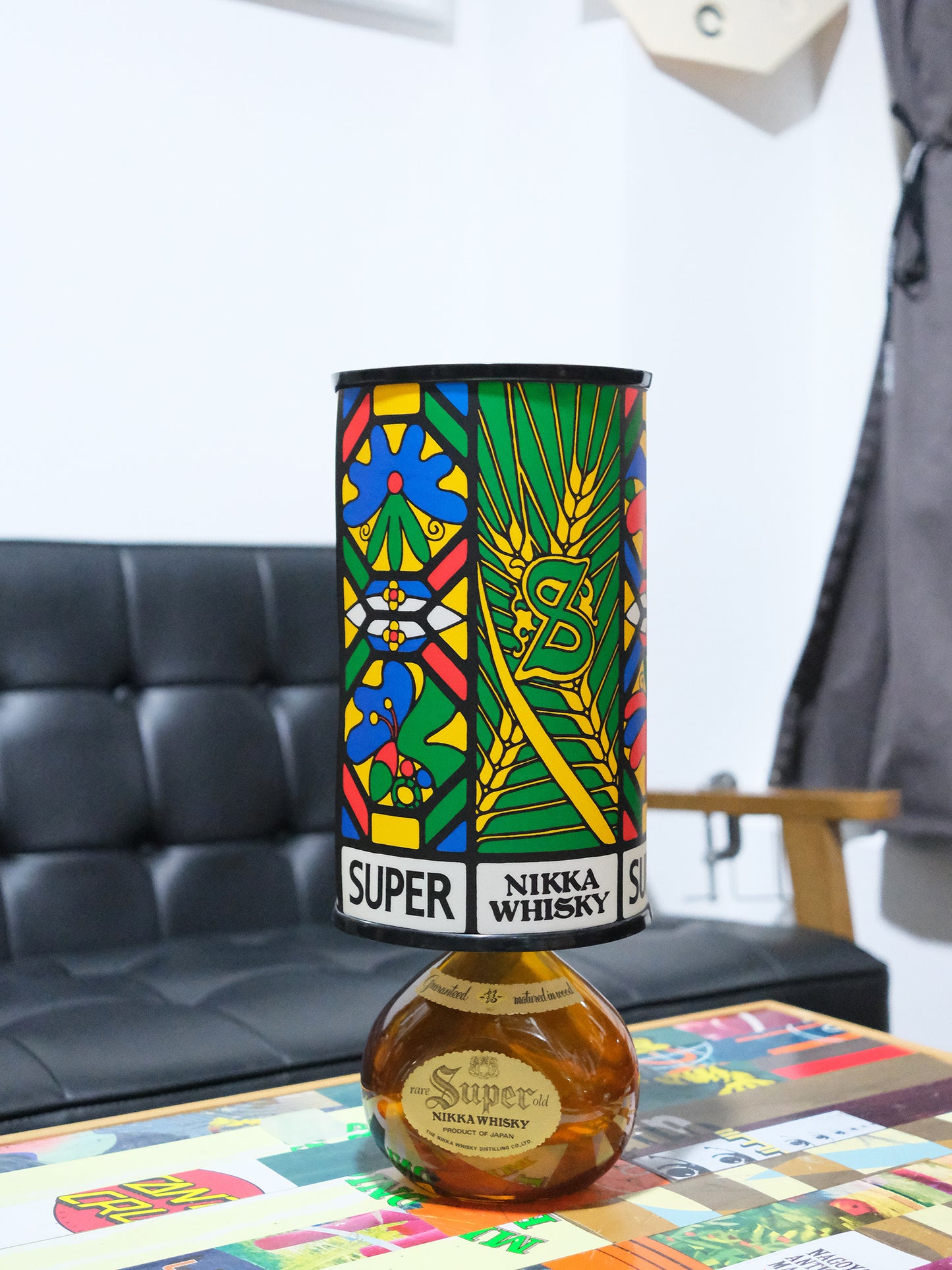 全新品 Super Nikka Whisky 店鋪用 威士忌樽 擡燈 Table Light