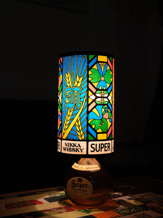 全新品 Super Nikka Whisky 店鋪用 威士忌樽 擡燈 Table Light