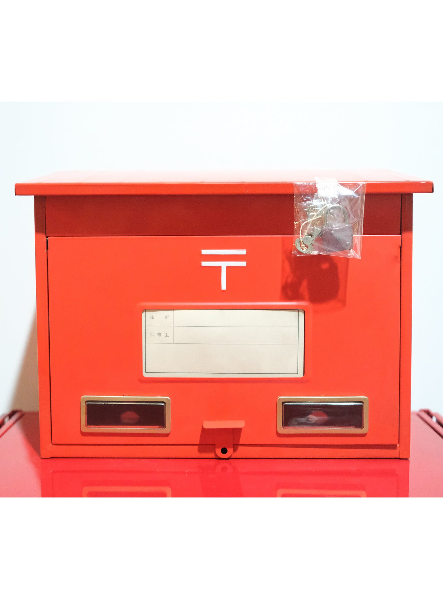 未使用 日本 郵政省標準規格品 KOYO 家用 紅色 郵便箱 郵箱 Mail Box