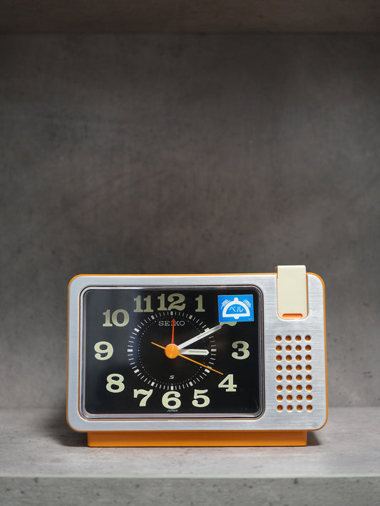 日本制 70‘s Seiko 精工 TP-113P 電池 時計 鬧鐘 Alarm Clock