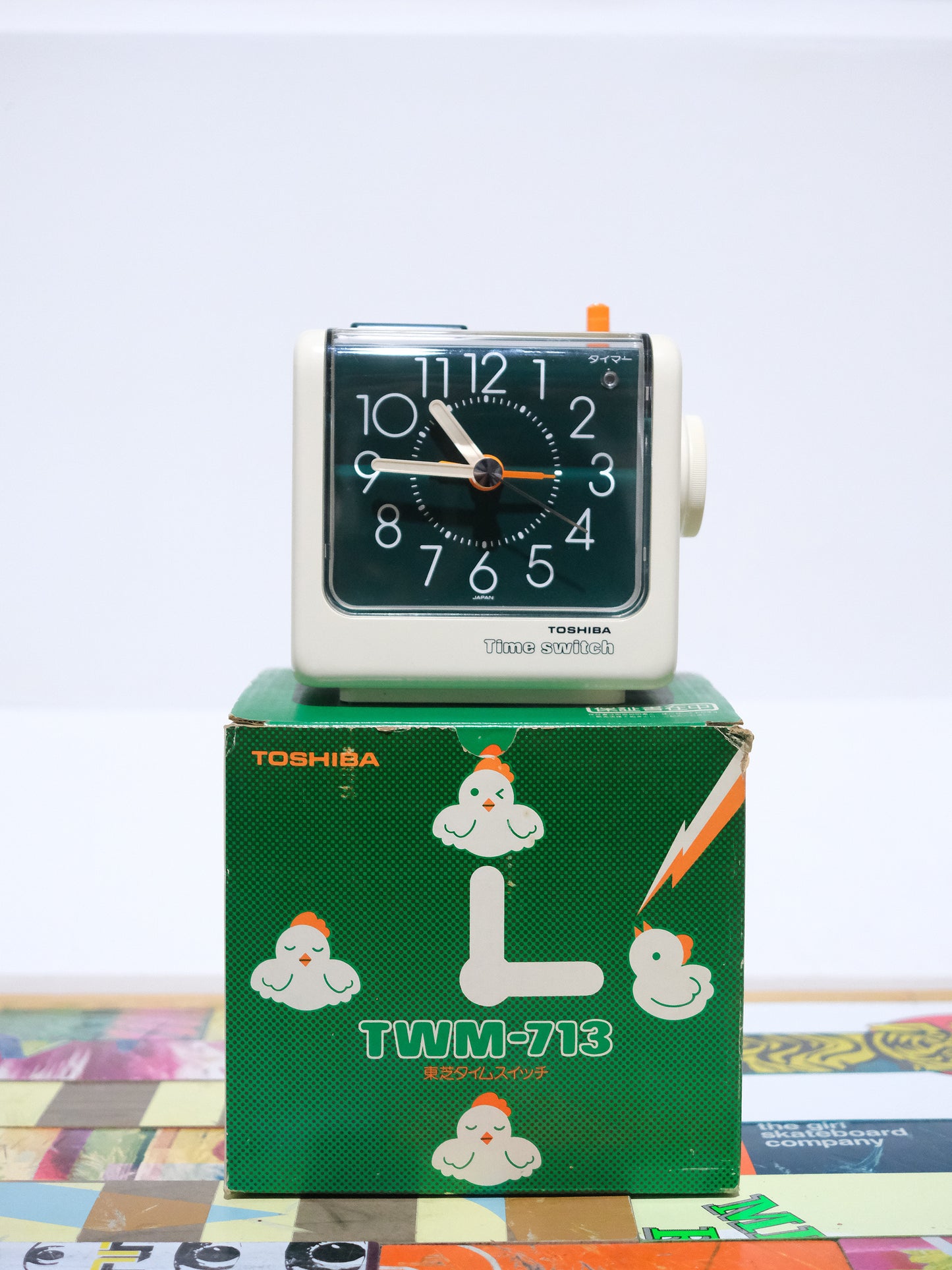 日本 Toshiba 東芝 TWM-713 Time Switch 鬧鐘 時計 Alarm Clock