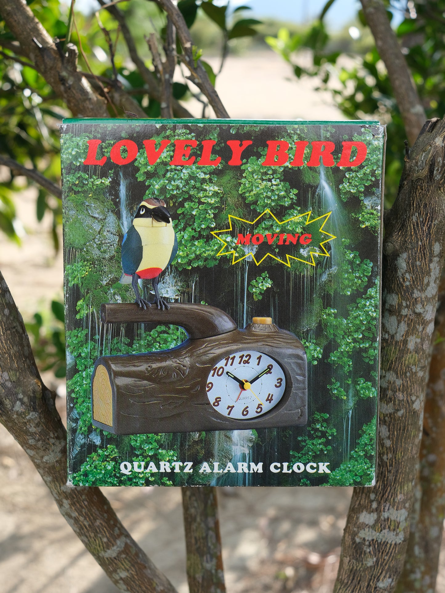 全新品 80s Lovely Bird Quartz Alarm Clock 魔音雀 鬧鐘