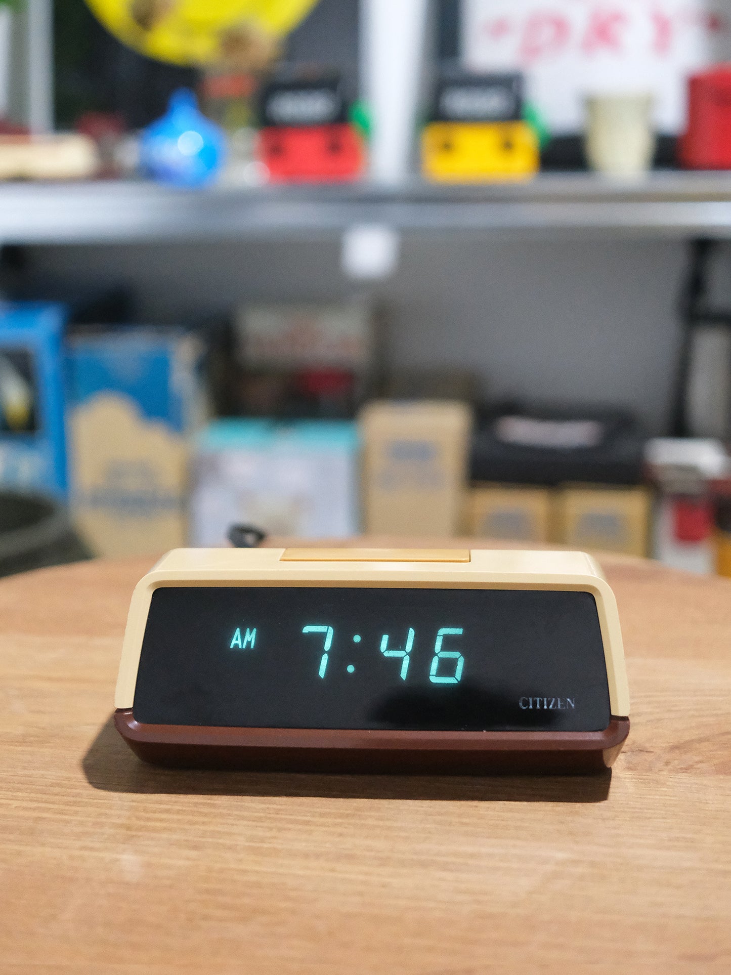 日本制 昭和 Citizen 星辰 5RD605 Digital Alarm Clock 電子 鬧鐘 時計