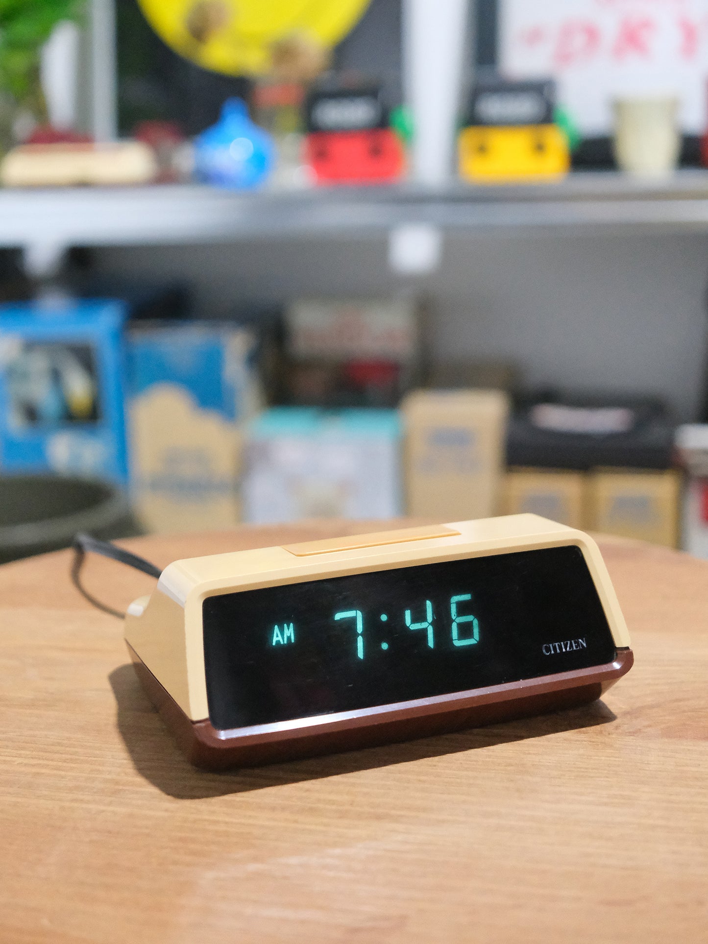日本制 昭和 Citizen 星辰 5RD605 Digital Alarm Clock 電子 鬧鐘 時計