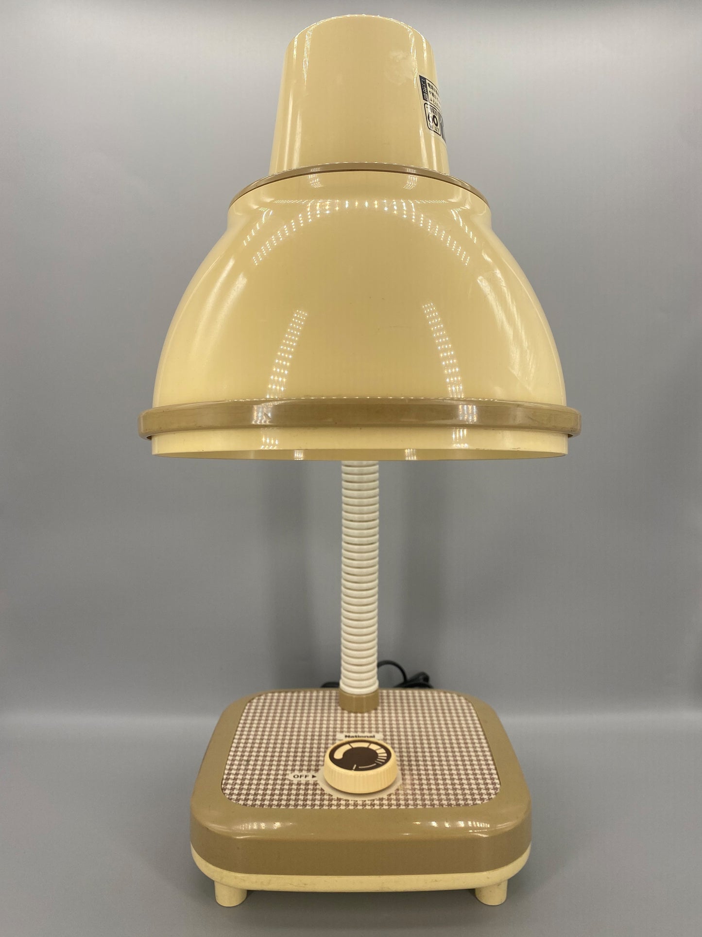 日本制 昭和 National 松下電器 SB603 千鳥格 白熱 擡燈 Table Light Lamp