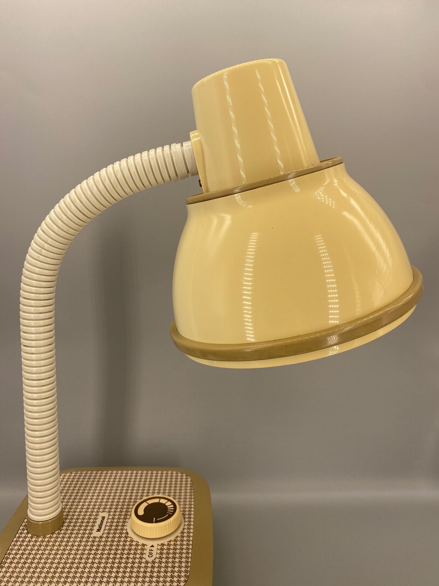 日本制 昭和 National 松下電器 SB603 千鳥格 白熱 擡燈 Table Light Lamp