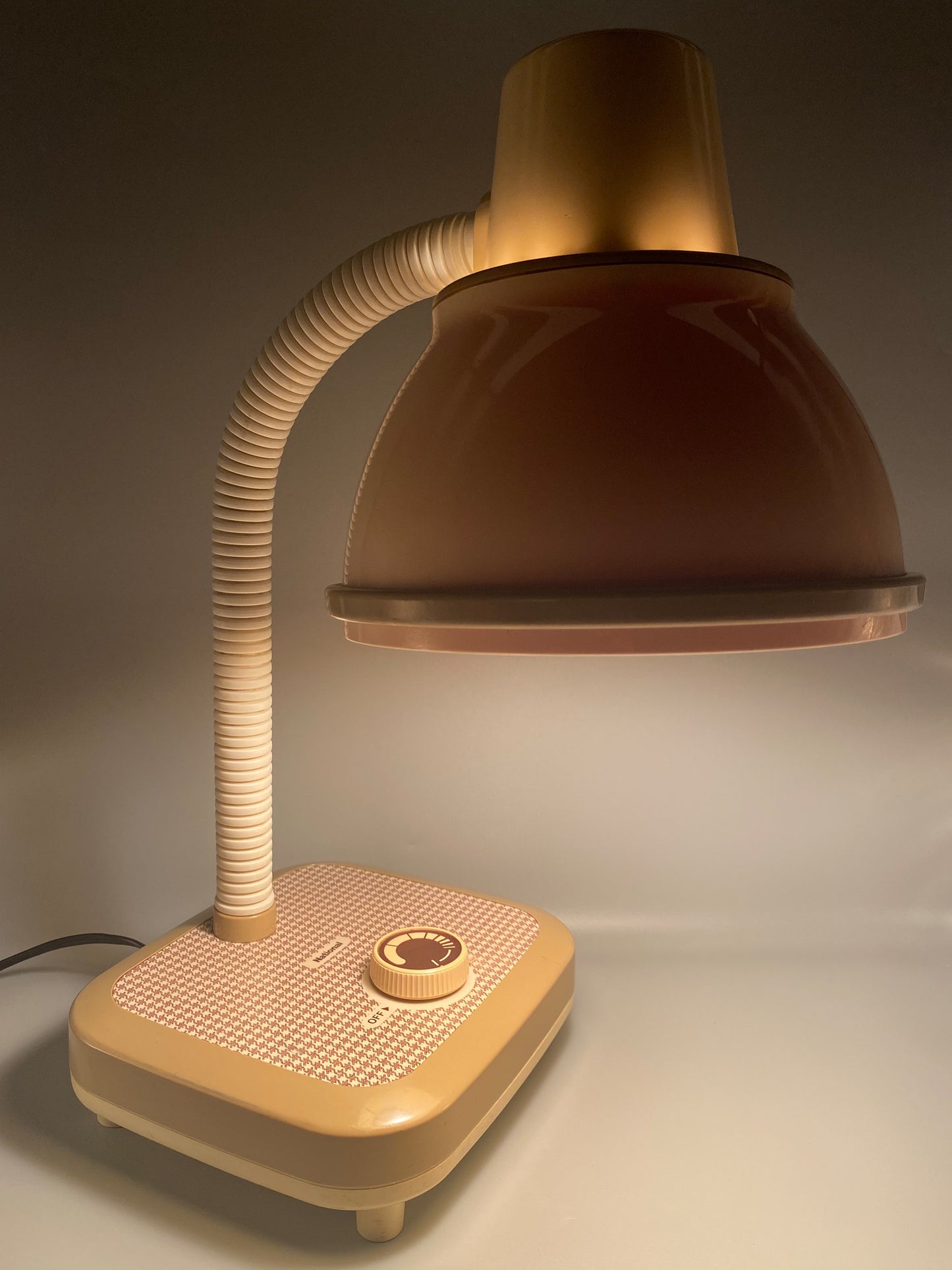 日本制 昭和 National 松下電器 SB603 千鳥格 白熱 擡燈 Table Light Lamp