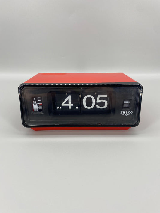 日本制 70s Seiko QN450R Digital Alarm Flip Clock 電池式 翻頁鐘