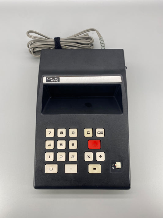 日本制 Kokuyo KC-80D VFD Electronic Calculator 營光管 計數機 電卓