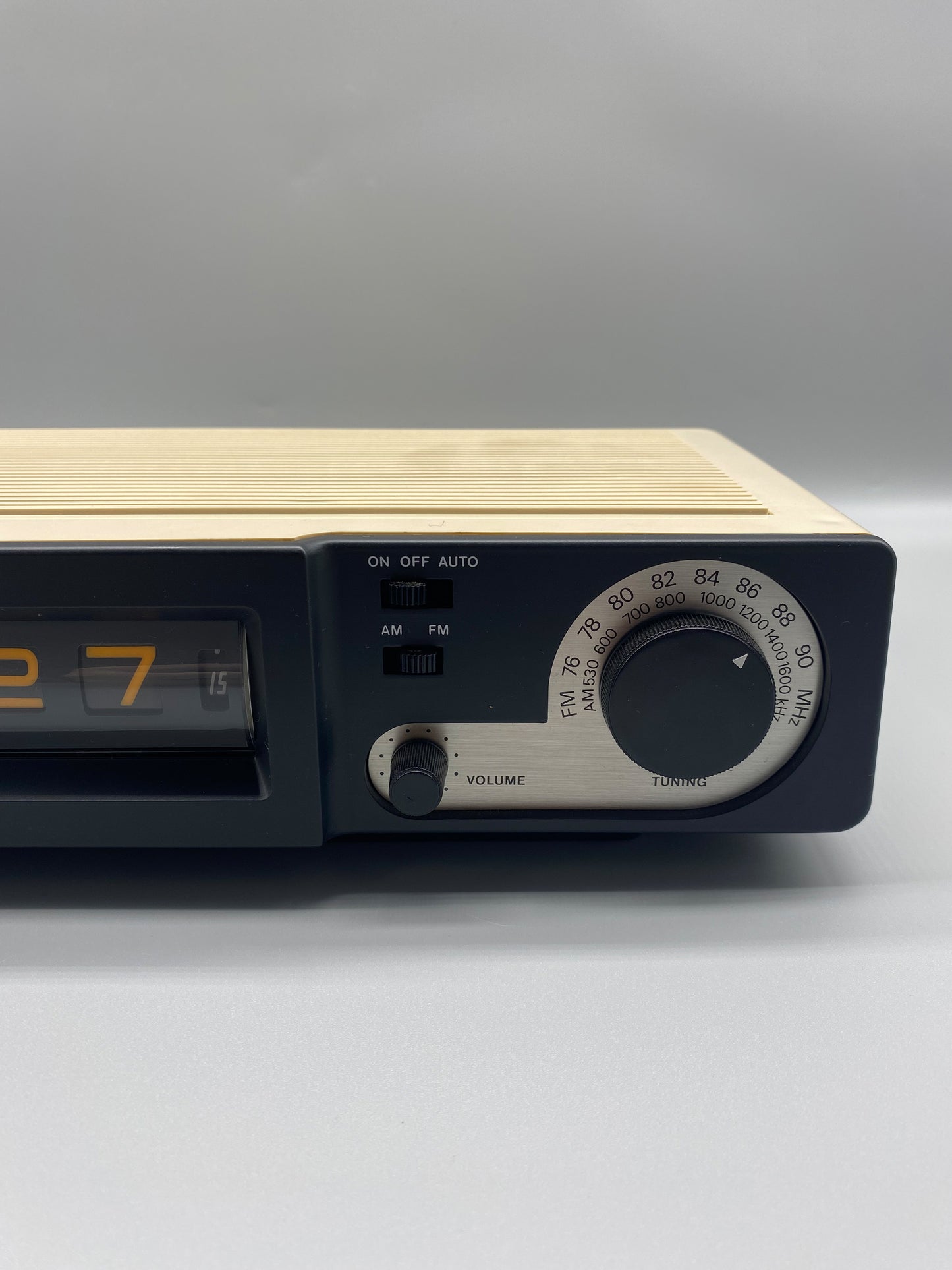 日本制 70s Sankyo SC-707 Solid State FM/AM Radio Flip Clock 收音機 翻頁鐘 有盒