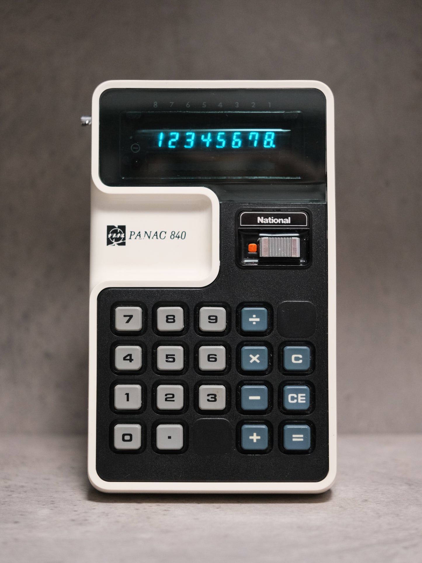 日本制 National Panac JE-840 VFD Electronic Calculator 營光管 計數機 電卓