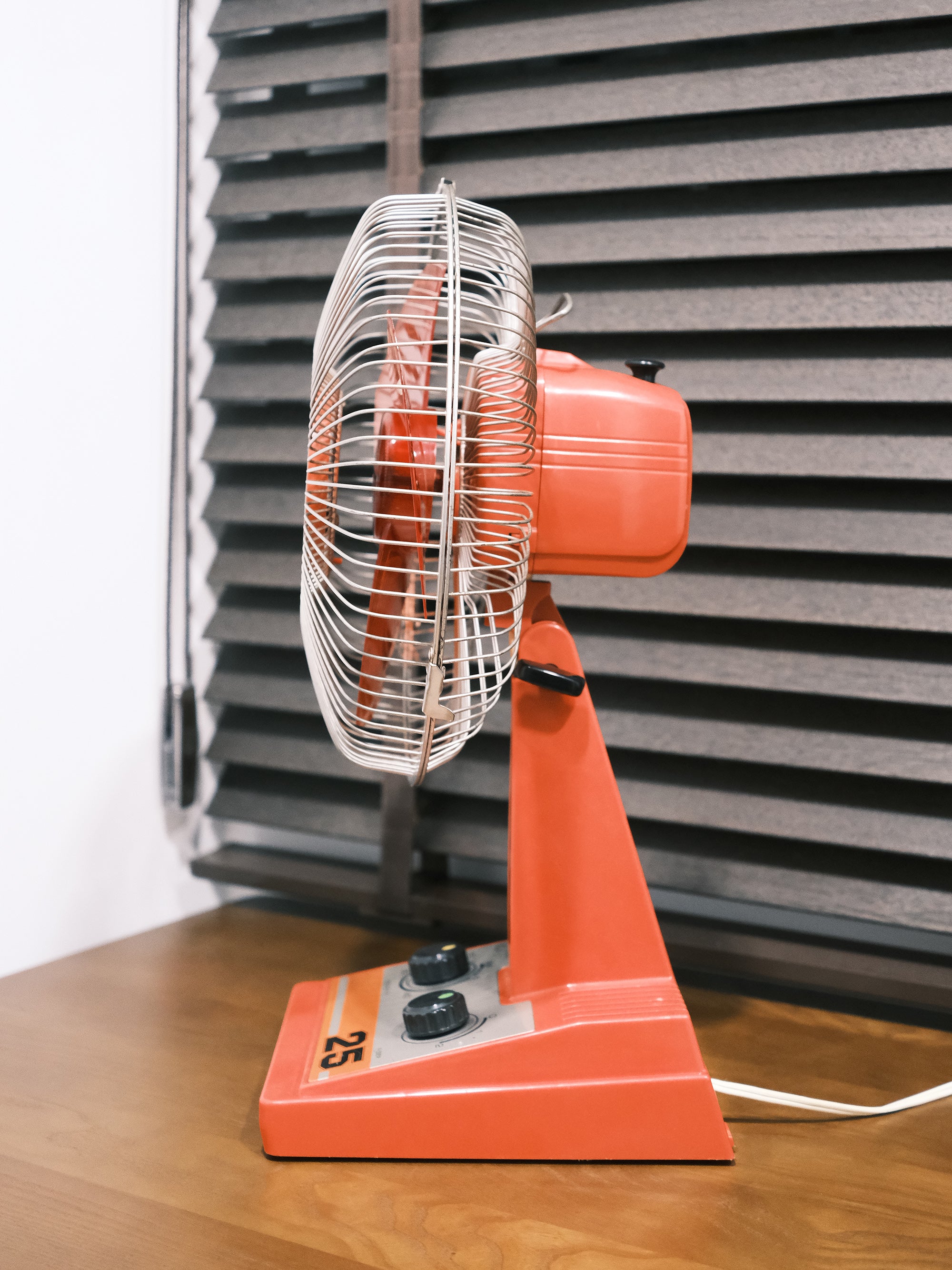 日本制 昭和 National 松下電器 F-25E1P 三葉 兩段風速調節 小巧型 電風扇 Electric fan