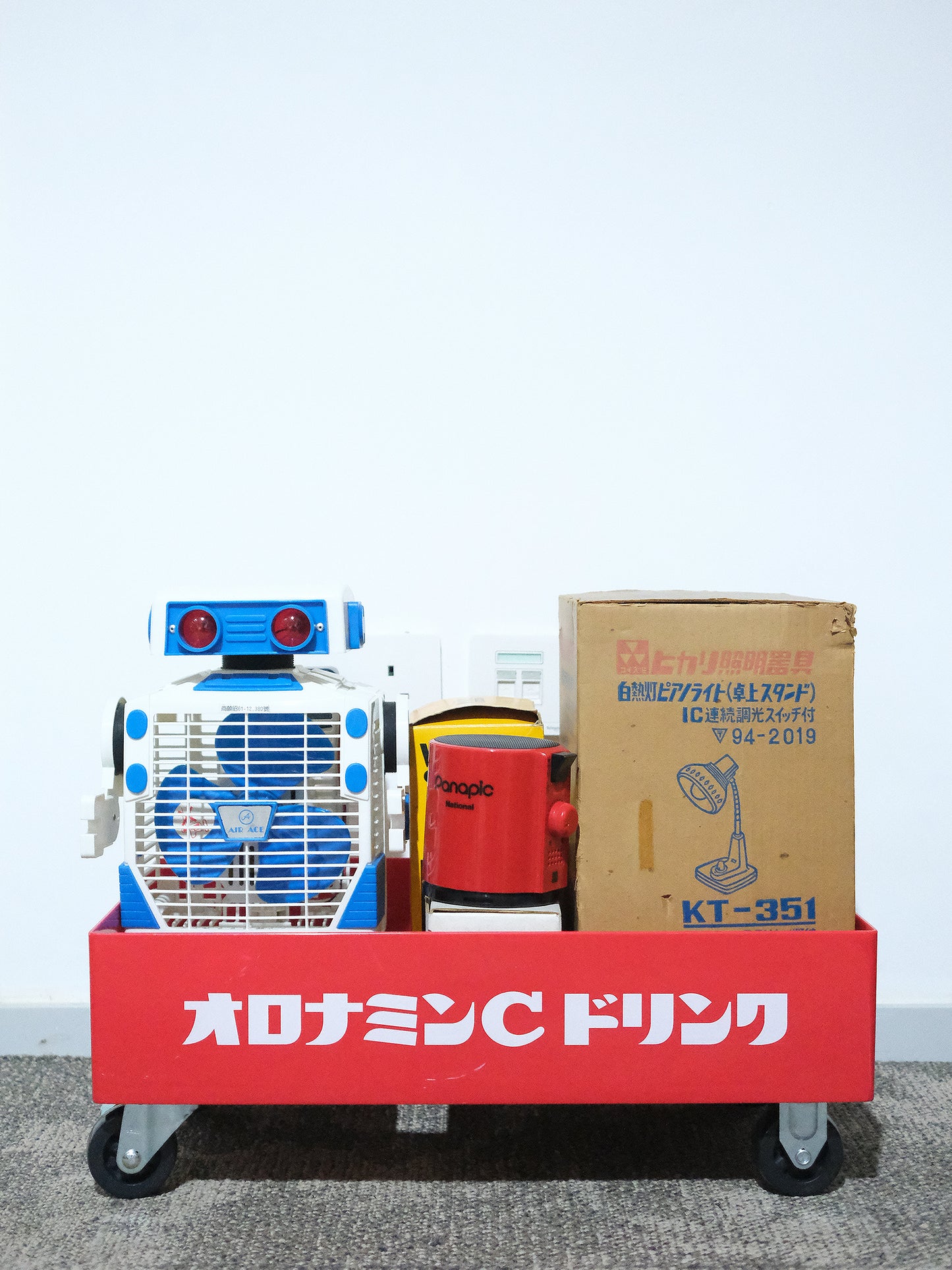 日本 オロナミンC 奧樂蜜C 碳酸飲料 業務用 台車 運輸車 雜物車