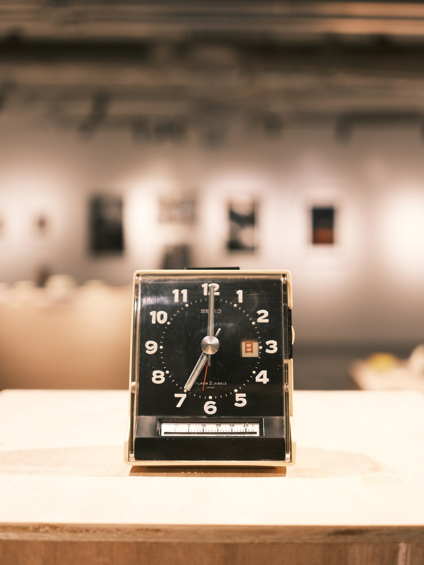 日本制 1968年 Seiko 精工 ABC-262A 手動 上鏈式 日暦 鬧鐘 時鐘 Clock