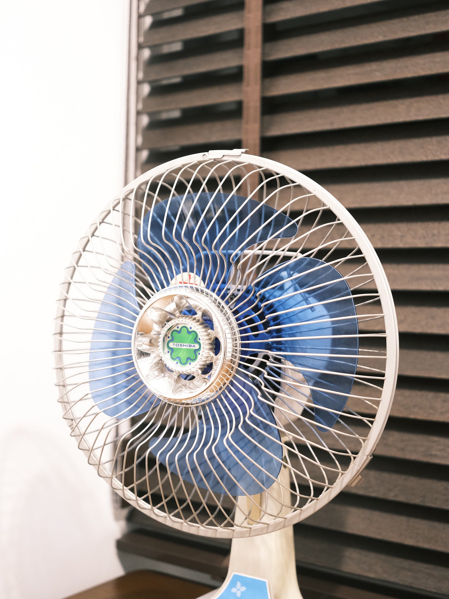 日本制 昭和 Toshiba 東芝 F-110B 四葉 兩段風速調節 小巧型 電風扇 Electric fan